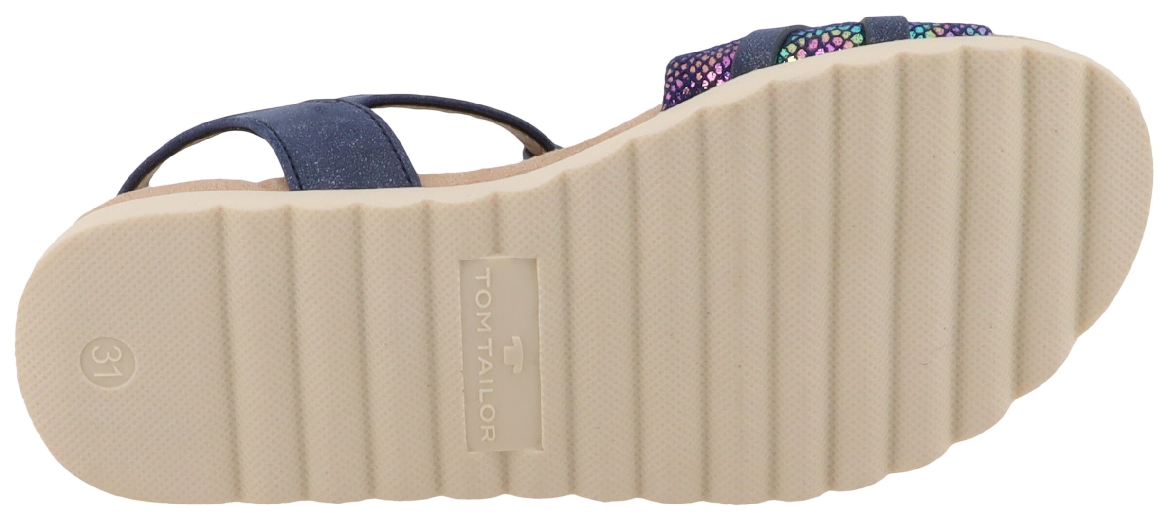 TOM TAILOR Sandals in Blue