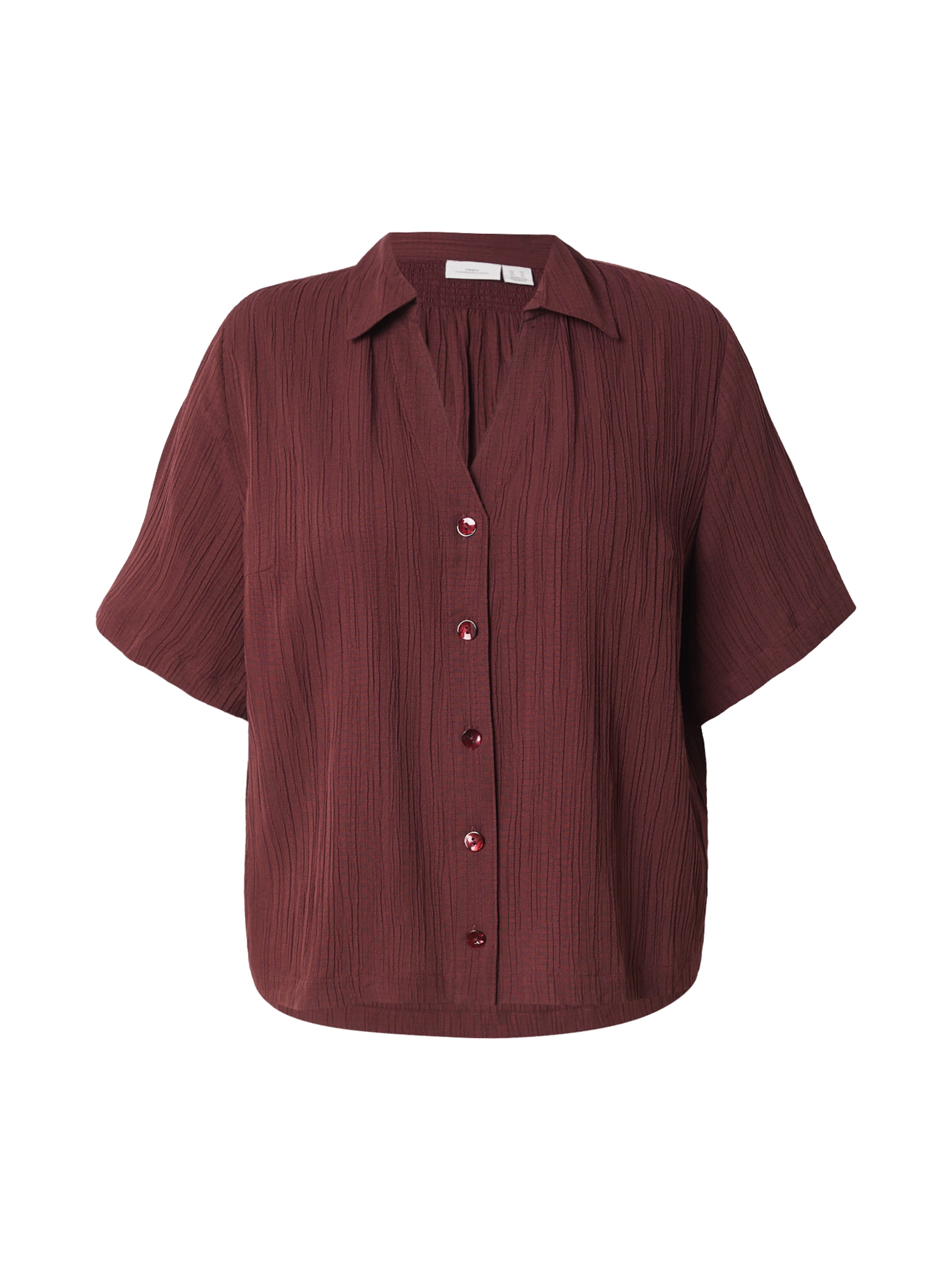 ONLY Carmakoma Blouse 'CARMUNICH' in Bruin: voorkant