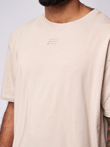 Maglietta 'Essential Oversized T-shirt' di Fortex Fitness in beige