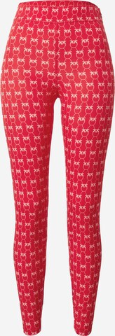 PINKO Slimfit Leggings 'GELOSO' in Roze: voorkant