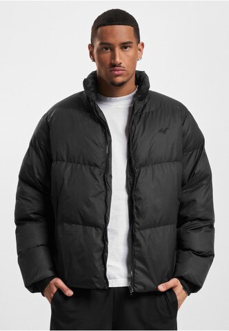 DEF Übergangsjacke in Schwarz: Vorderseite