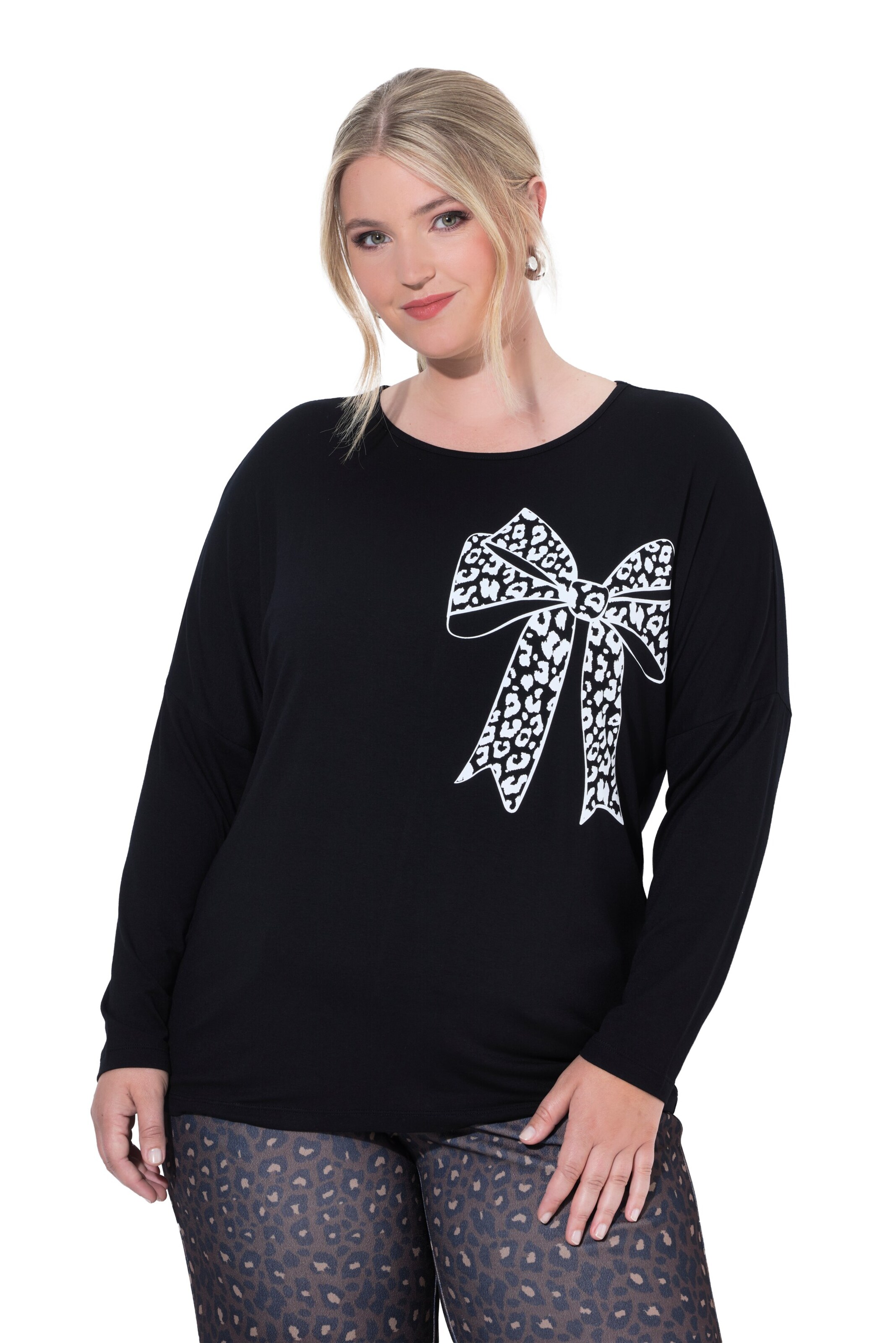MIAMODA Shirt in Black: front
