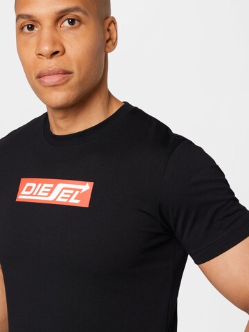 DIESEL T-Shirt 'DIEGOR' in Schwarz