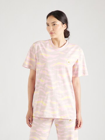 Maglia funzionale 'Truecasuals Printed' di ADIDAS BY STELLA MCCARTNEY in rosa: frontale