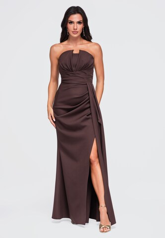 Ombre Evening dress in Brown