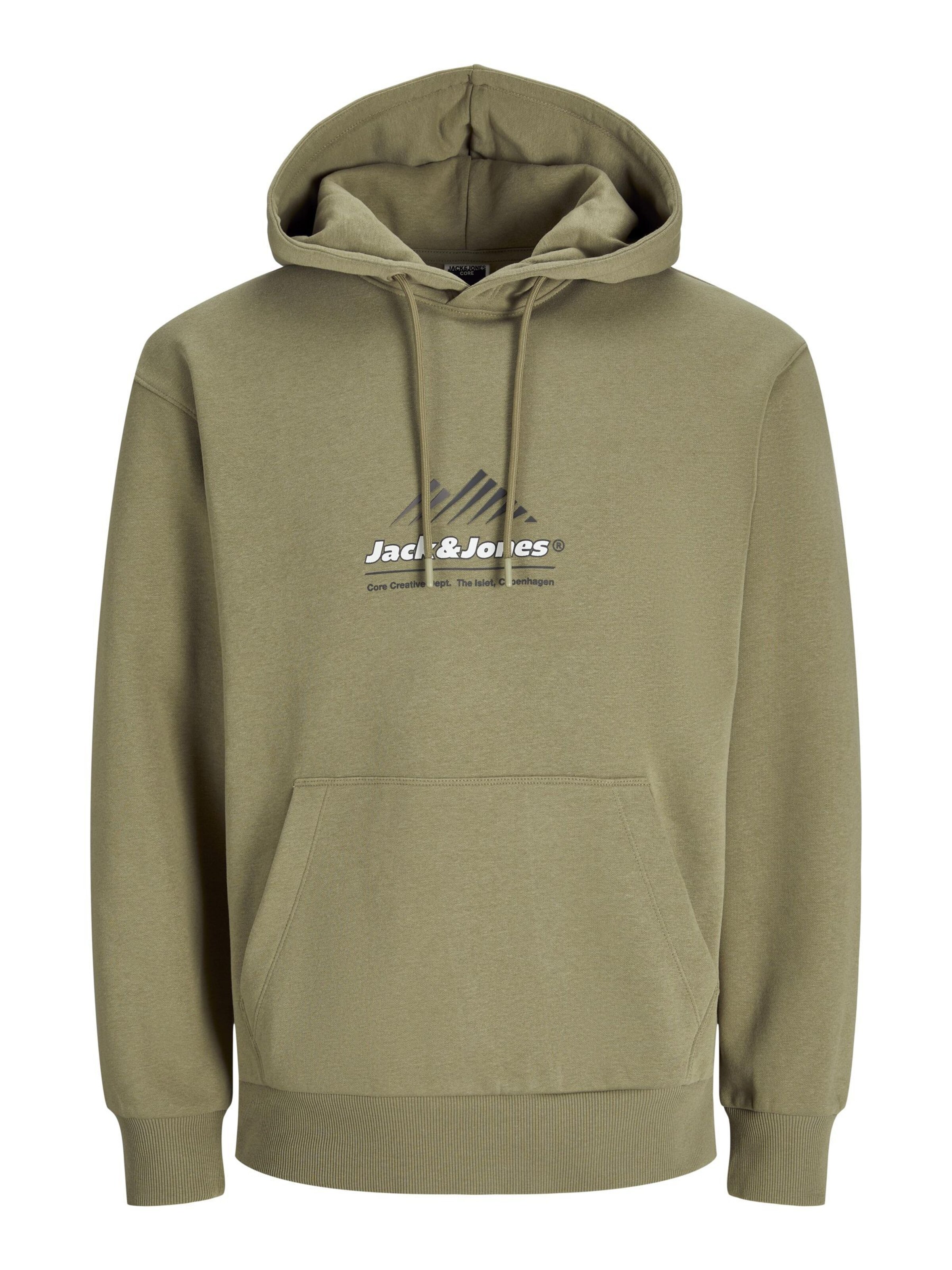 Felpa 'JCOLima' di JACK & JONES in verde: frontale