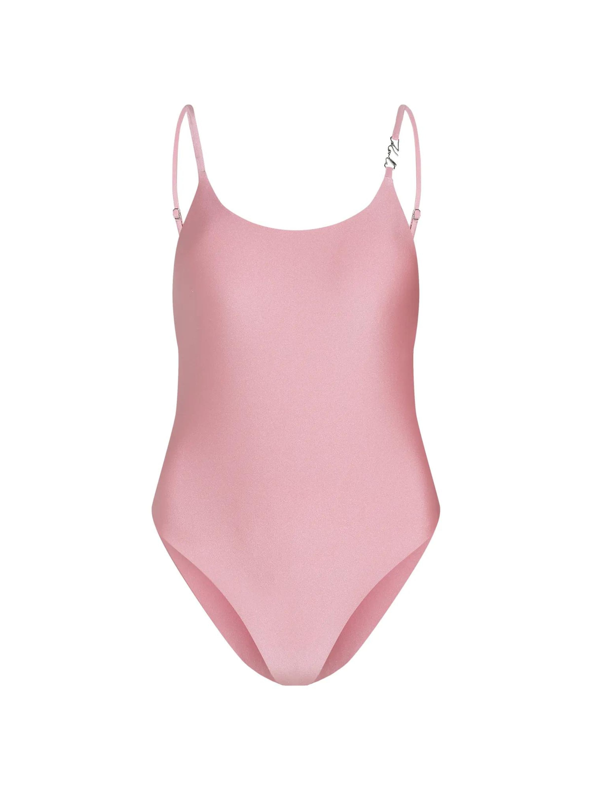 Karl Lagerfeld Badeanzug in Pink: Vorderseite