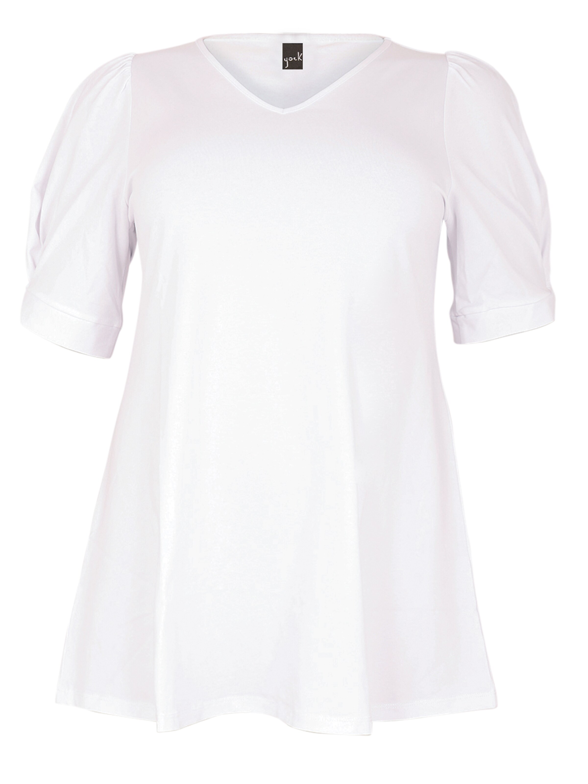 YOEK Tuniek in Wit: voorkant