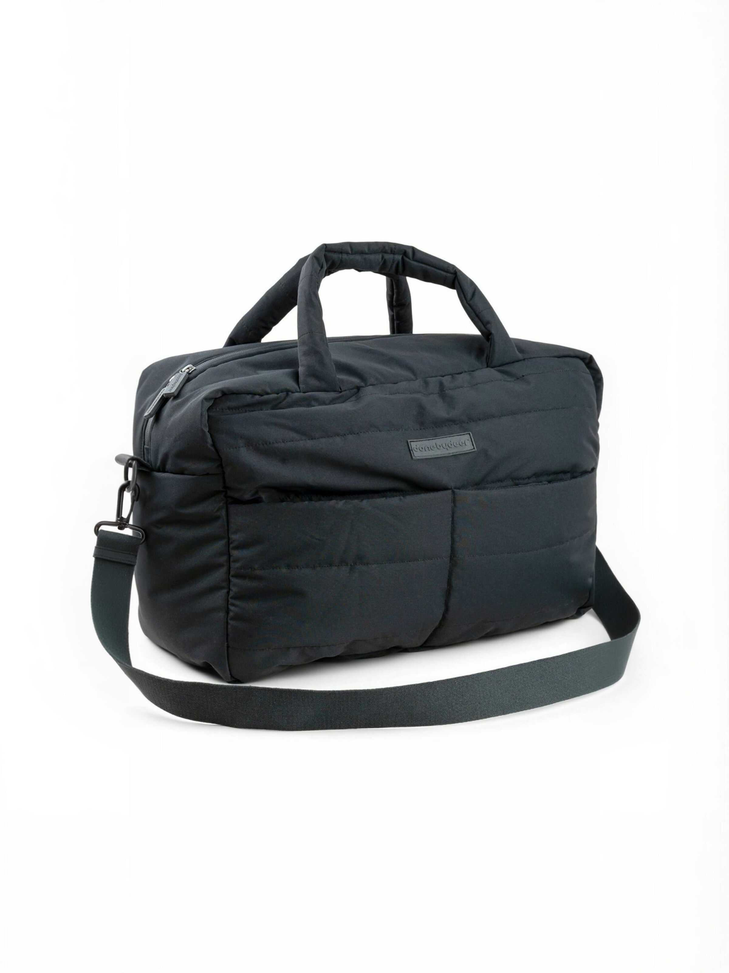Done by Deer - Mala ' Quilted ' em preto: frente