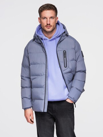 Veste d’hiver Ombre en bleu : devant