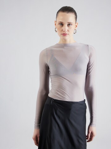 WEEKDAY Shirt 'Allison' in Beige: front
