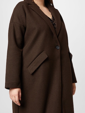ONLY Carmakoma Between-Seasons Coat 'Emma' in Brown