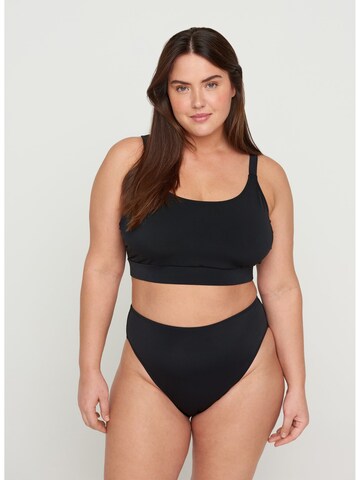 Swim by Zizzi Bikinihose in Schwarz