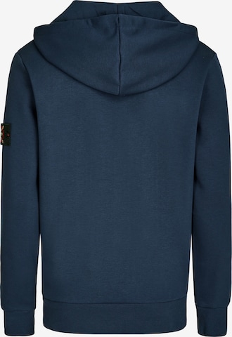 Steffen Klein Zip-Up Hoodie in Blue