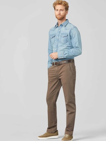 MEYER Regular Chino 'Roma' in Bruin