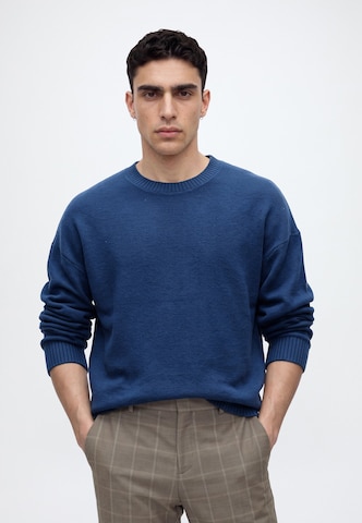 HOLLISTER - Jersey en azul: frente