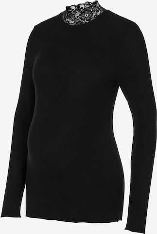 T-shirt 'Trina' MAMALICIOUS en noir : devant