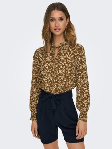 JDY Blouse in Brown: front