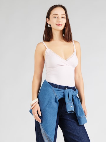 HOLLISTER Top in Roze: voorkant