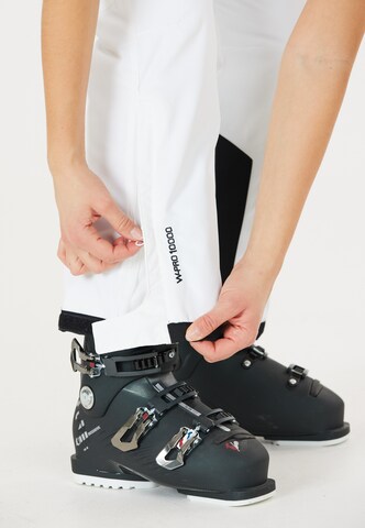 Whistler Regular Workout Pants 'Drizzle' in White