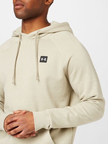 UNDER ARMOUR - Regular Fit Sweatshirt de desporto em bege