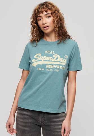 Superdry T-Shirt in Blau