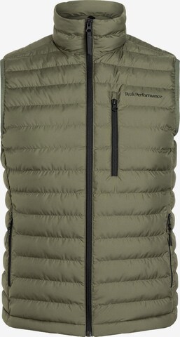 PEAK PERFORMANCE Sportbodywarmer 'Insulated' in Groen: voorkant