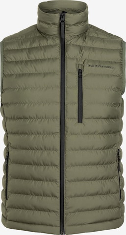 PEAK PERFORMANCE Sports vest 'Insulated' in Green: front