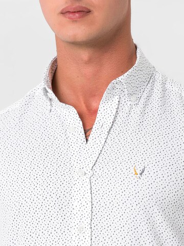 By Diess Collection Slim fit Πουκάμισο 'OXFORD' σε λευκό
