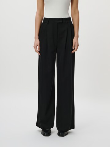 LeGer by Lena Gercke - Loosefit Pantalón plisado 'Annelie Tall' en negro: frente
