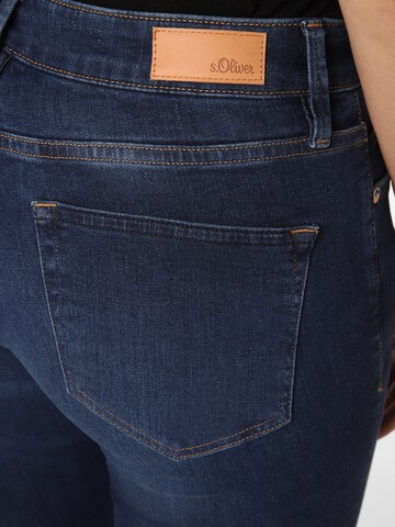 s.Oliver Bootcut Broek ' Beverly ' in Blauw