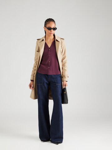 VERO MODA Bluse 'VMALVA' i rød