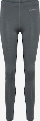 Hummel Skinny Sportbroek 'MT MABLEY' in Grijs: voorkant