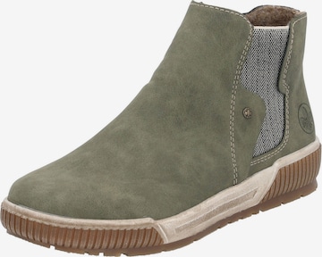 Bottines Rieker en vert : devant