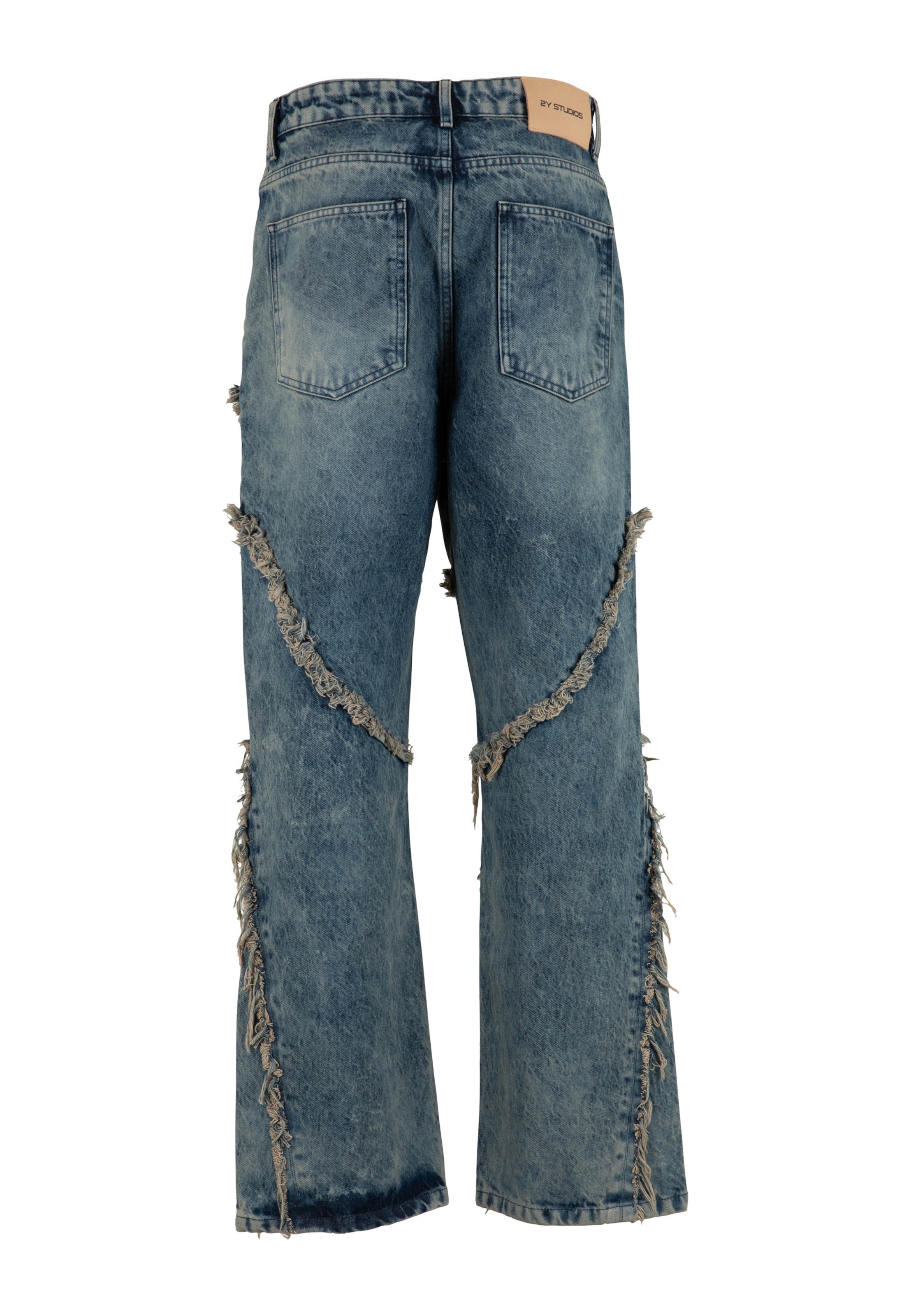 2Y Studios Baggy Džíny – modrá