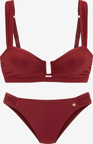 LASCANA Bikini in Rood: voorkant