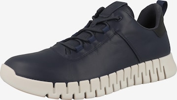 ECCO Platform trainers 'Gruuv' in Blue: front