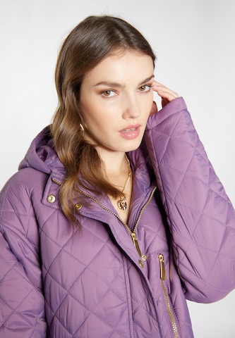 faina Between-seasons coat 'Nascita' in Purple