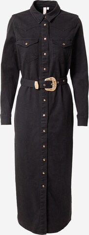 ONLY Платье-рубашка 'ARCADIA' в Черный: спереди
