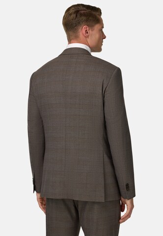 Boggi Milano Slimfit Pak 'Prince Of Wales' in Bruin