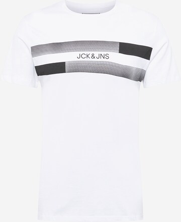 JACK & JONES T-Shirt 'NEW ADAM' in Weiß: predná strana