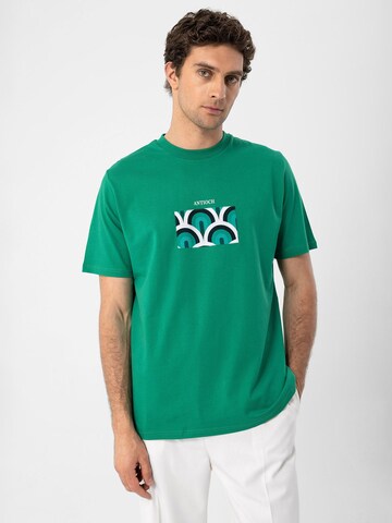 Maglietta di Antioch in verde