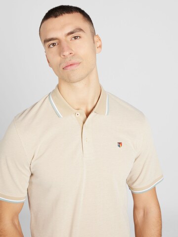 JACK & JONES Regular fit Shirt 'Bluwin' in Beige