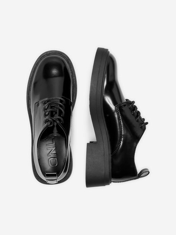 ONLY Schnürschuh 'ONLLAZULI-3' in Schwarz