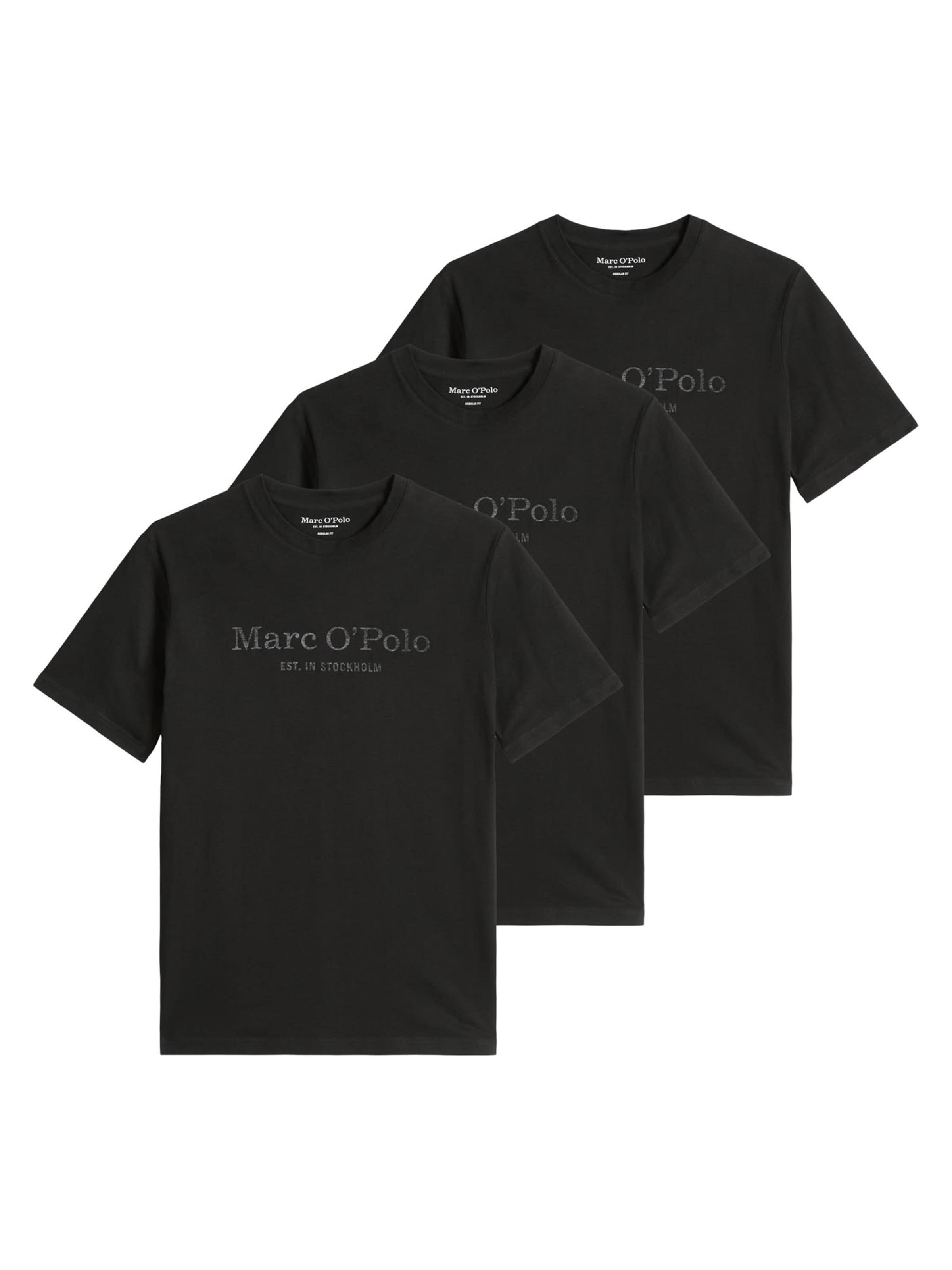 Marc O'Polo Shirt 'Kjer' in Black: front