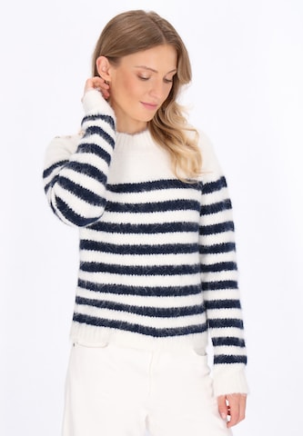 DreiMaster Maritim Trui in Blauw: voorkant