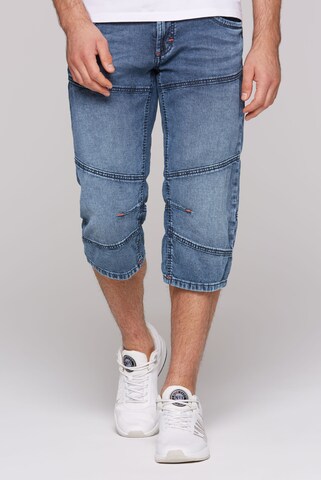 CAMP DAVID Regular Shorts 'HE:RY' in Blau