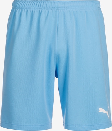 PUMA Regular Workout Pants 'TeamRise' in Blue: front