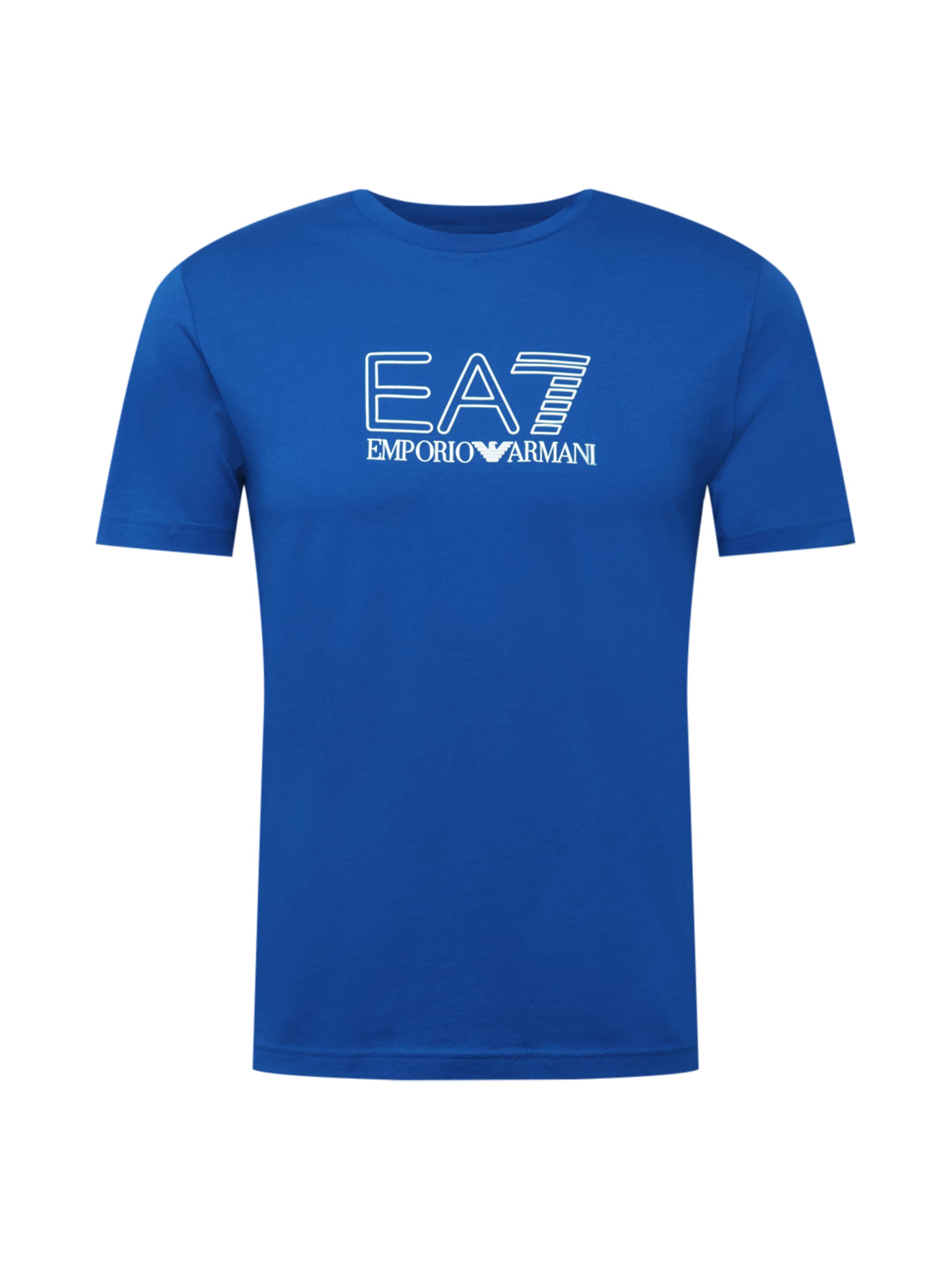 EA7 Emporio Armani Shirt in Gentian / White, Item view