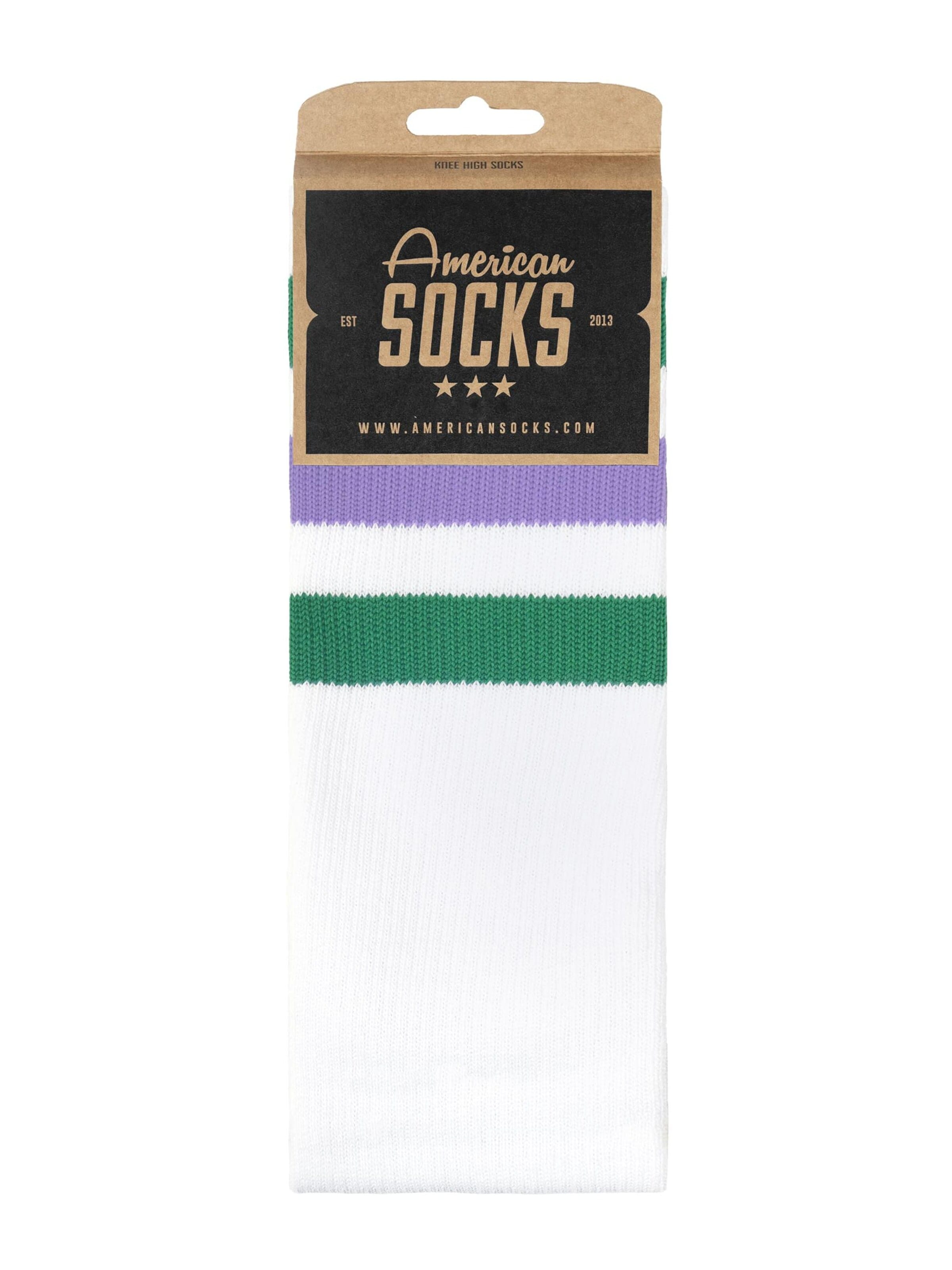 American Socks Knee socks 'Joker' in White